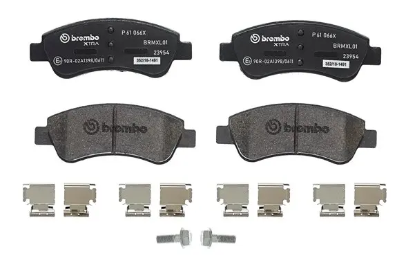 Тормозні (гальмівні) колодки Brembo P 61 066X (фото 1)