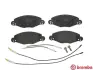 Тормозные колодки brembo P61 072