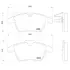 Тормозные колодки brembo P61106