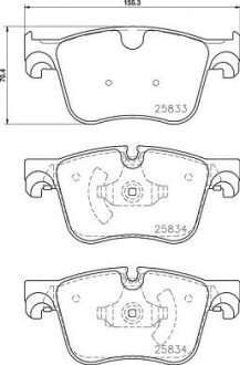 Тормозные колодки brembo P 61 127