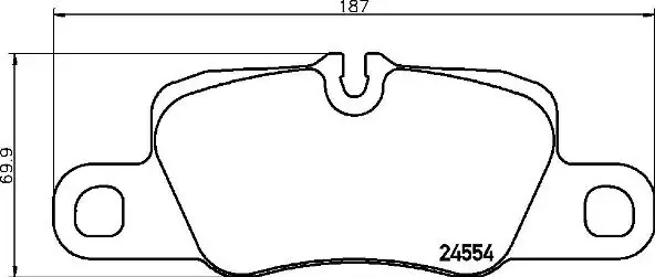 Тормозні (гальмівні) колодки Brembo P65029 (фото 1)