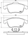 Тормозные колодки brembo P68 045