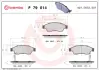 Тормозные колодки brembo P79 014