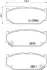 Тормозные колодки brembo P79 031