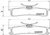 Тормозні (гальмівні) колодки brembo P83 084