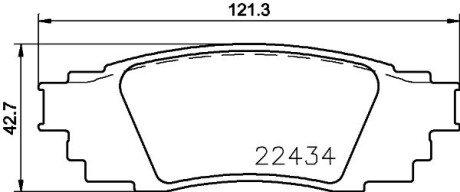 Тормозные колодки brembo P83160