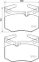 Тормозные колодки brembo P83164