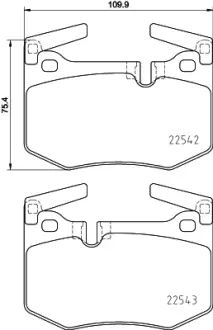 Тормозные колодки brembo P83164 Лексус Gs350