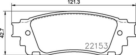 Тормозні (гальмівні) колодки brembo P83166 на Ниссан Х (икс) трейл т32