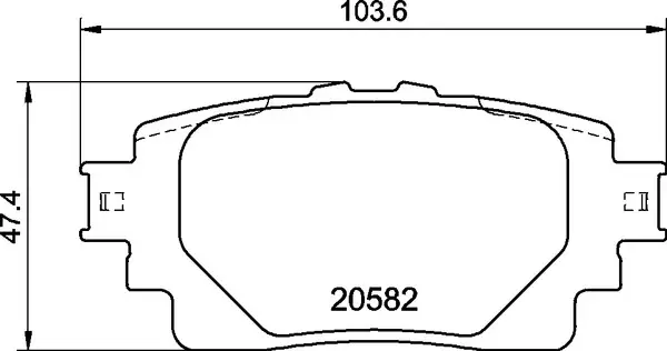 Тормозні (гальмівні) колодки Brembo P83174 (фото 1)