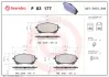 Тормозні (гальмівні) колодки Brembo P83 177 (фото 1)