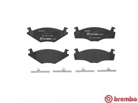 Тормозные колодки brembo P85024