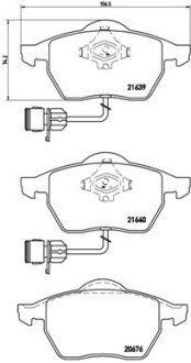 Тормозные колодки brembo P85 040 на Ауди А8 д2