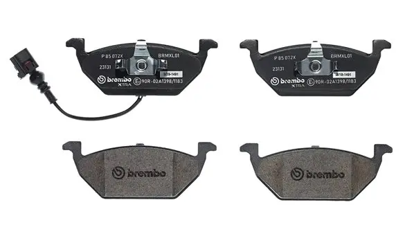 Тормозні (гальмівні) колодки Brembo P85072X (фото 1)