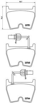 Тормозные колодки brembo P85 078 на Фольксваген Фаэтон