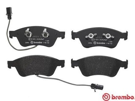 Тормозные колодки brembo P85 102