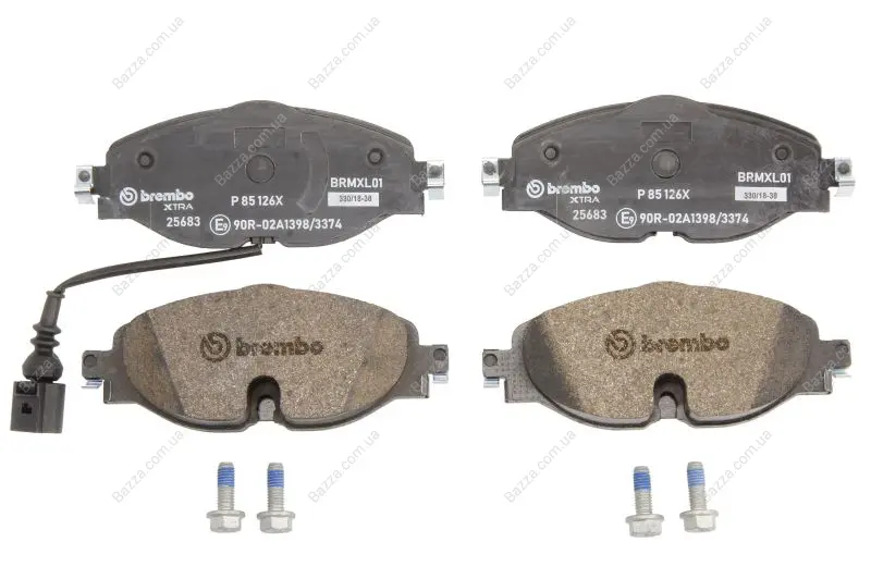 Тормозные колодки brembo P85126X