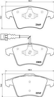 Тормозні (гальмівні) колодки brembo P85 149