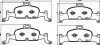 Тормозные колодки brembo P85 164