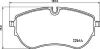 Тормозные колодки brembo P85 173