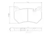 Тормозные колодки brembo P85 177