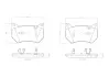 Тормозные колодки brembo P85 181