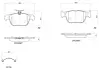 Тормозные колодки brembo P85 189
