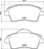 Тормозные колодки brembo P86033