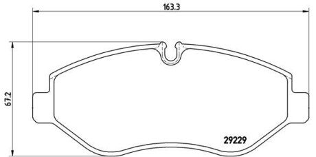 Тормозні (гальмівні) колодки brembo PA6026