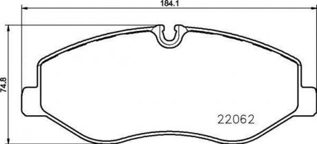 Передние тормозные колодки brembo P50129