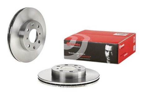 Вентильований гальмівний диск brembo 09502310