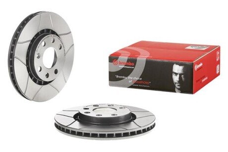 Вентильований гальмівний диск brembo 09514876