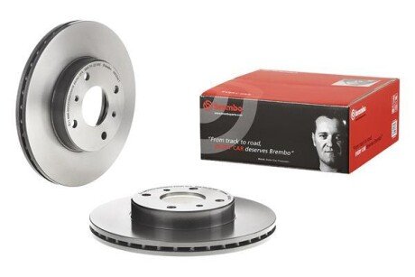 Вентильований гальмівний диск brembo 09.5254.21