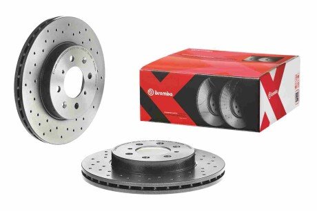 Вентильований гальмівний диск brembo 09.5509.1X