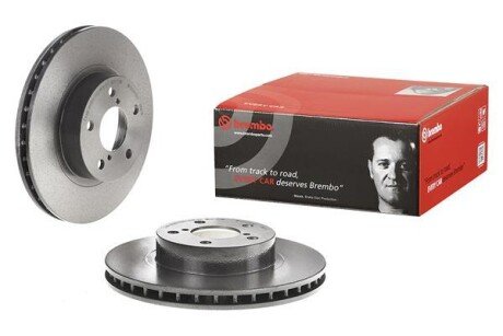 Вентилируемый тормозной диск brembo 09567311