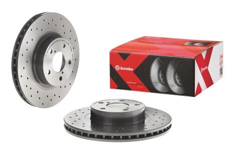 Вентильований гальмівний диск brembo 0956742X