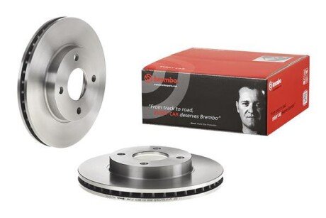 Вентилируемый тормозной диск brembo 09.5707.14