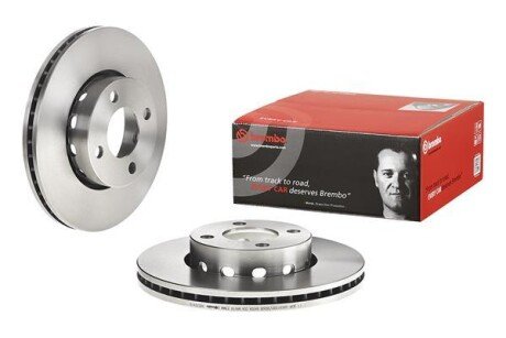 Вентилируемый тормозной диск brembo 09572410