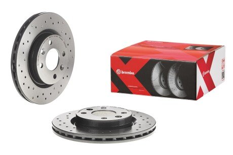 Вентилируемый тормозной диск brembo 0958022X