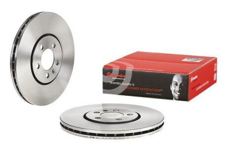 Вентильований гальмівний диск brembo 09674710