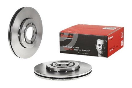 Вентилируемый тормозной диск brembo 09701114