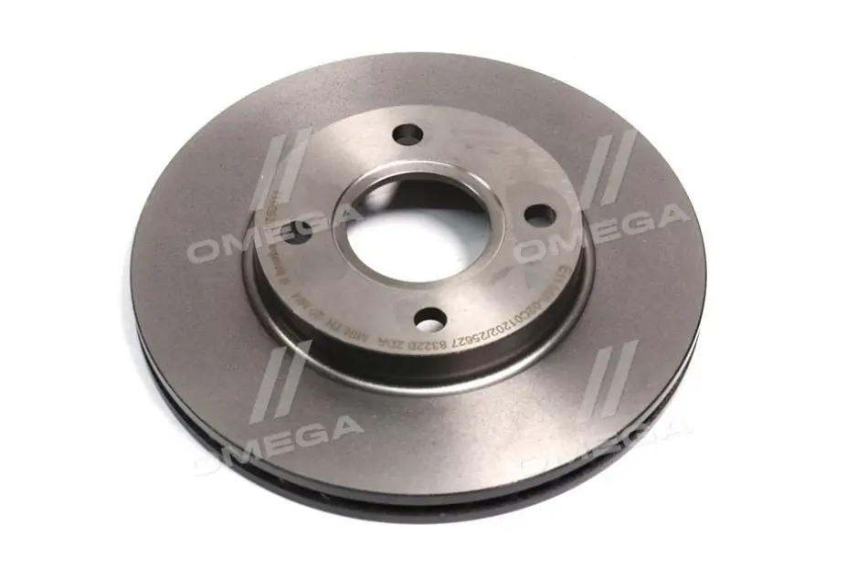 Вентильований гальмівний диск Brembo 09780611 (фото 1)