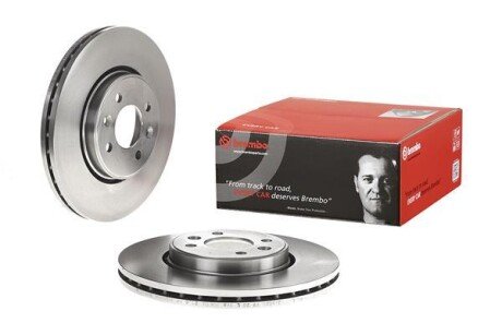 Вентилируемый тормозной диск brembo 09813724