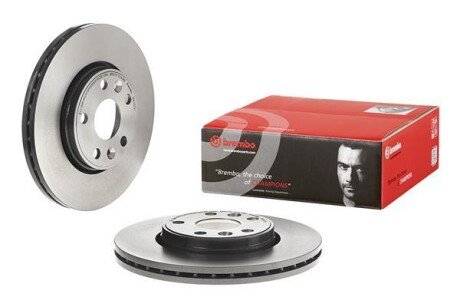 Вентильований гальмівний диск brembo 09813731