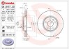 Вентильований гальмівний диск brembo 09.8137.31