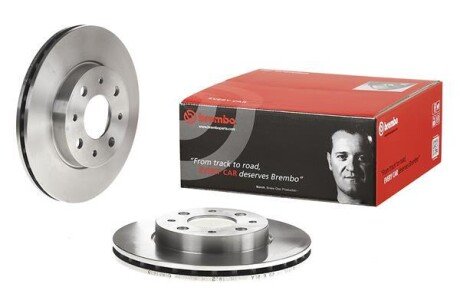 Вентильований гальмівний диск brembo 09.8616.10