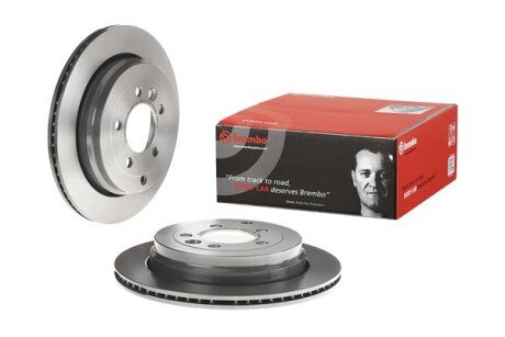 Вентилируемый тормозной диск brembo 09.8874.31 на Рендж (ленд) ровер Дискавери 3