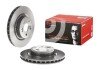 Вентилируемый тормозной диск brembo 09.8904.11