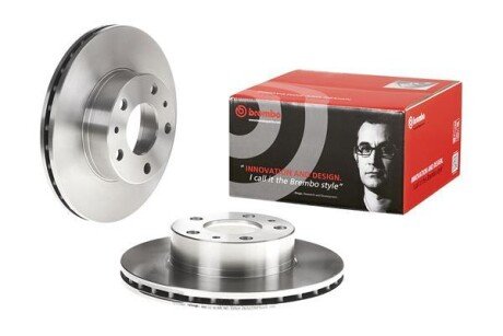 Вентильований гальмівний диск brembo 09893121