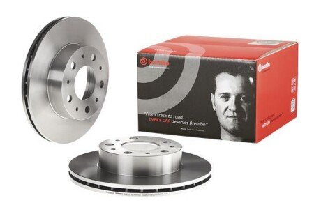 Вентилируемый тормозной диск brembo 09.8932.10